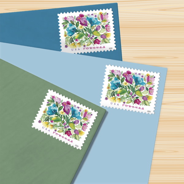 acsvdvserbebgea Celebration Blooms Forever Stamps