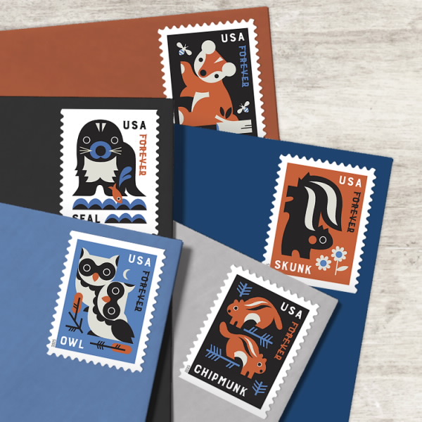 2025 Baby Wild Animals Forever Stamps - Image 3