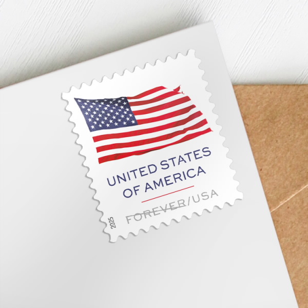 bfdsatuiojgh 2025 US Flags Booklet Forever Stamps