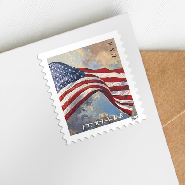 vbdhfgnttndgndd 2024 US Flags Booklet Forever Stamps